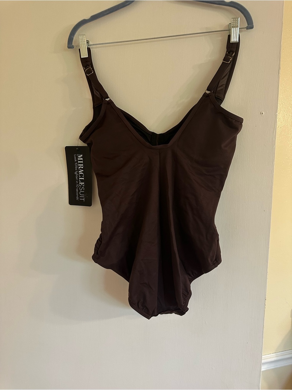 Miraclesuit Sumatra Brown One-Piece Swimsuit - Picture 4 of 4
